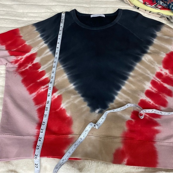 Daydreamer Flying Varsity Crewneck Sweatshirt Black Combo Soft French Terry XL - Picture 8 of 12